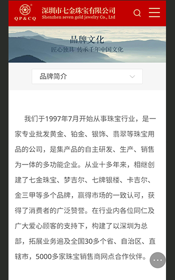 七金珠寶官網網站案例圖片2